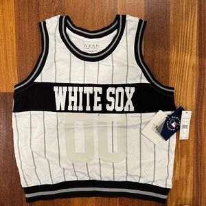 NWT WEAR White Sox Striped Tank Top
